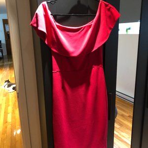 Red Off the Shoulder Dress